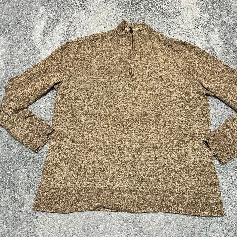 Smartwool Men's Half-Zip Sweater - Brown Heather